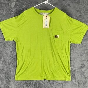 Advisory Board Crystals ABC 123 Lightweight Pocket Tee Green M NWT Unisex